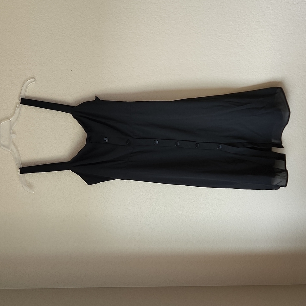Peach Love‎ Black Dress, Medium